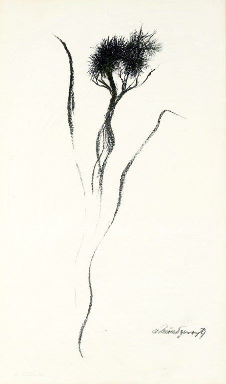 SOLO.  Pencil on paper, 40х26 cm, 1978. 