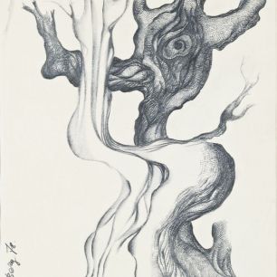 ARBOREAL TANGO.  Pencil on paper, 40х26 cm, 1978.