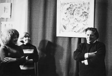 A. Gitberg at an exhibition in Kurchatovsky